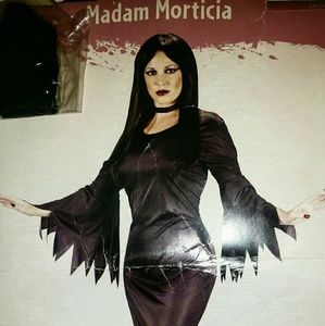Madam Morticia Black Dress